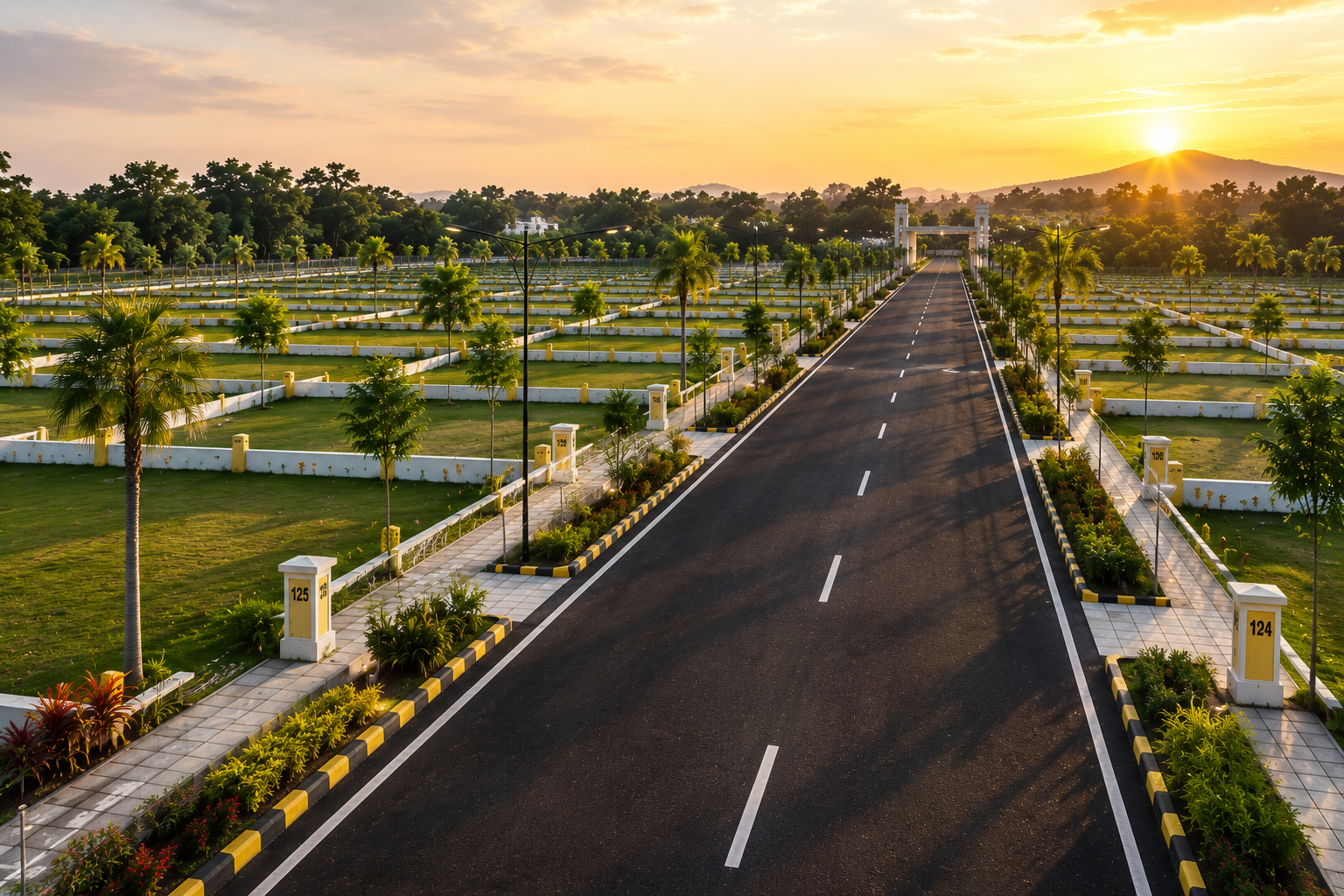 Premium plotted development by L A Venture