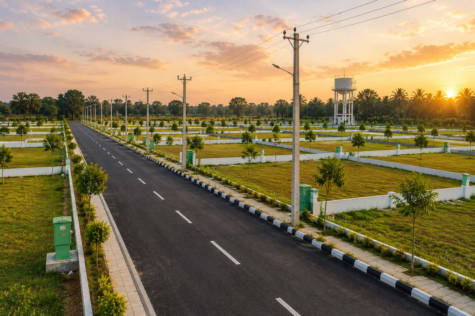 Sonata City internal road